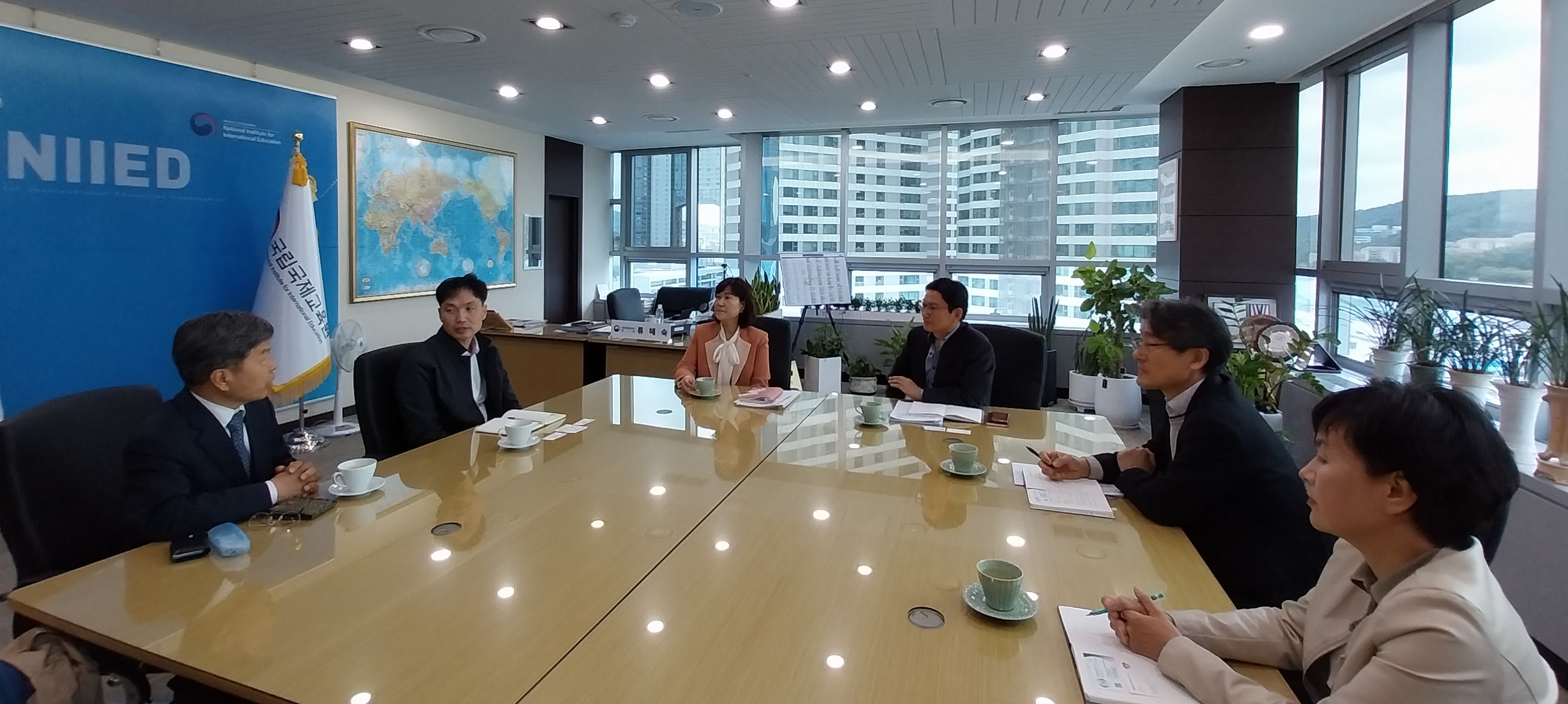 이슬람교육과학문화기구(ISESCO) 관계자 및 경희대 교수 업무협의