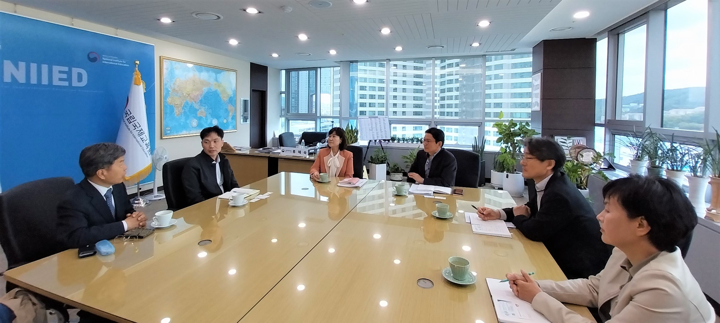 이슬람교육과학문화기구(ISESCO) 관계자 및 경희대 교수 업무협의